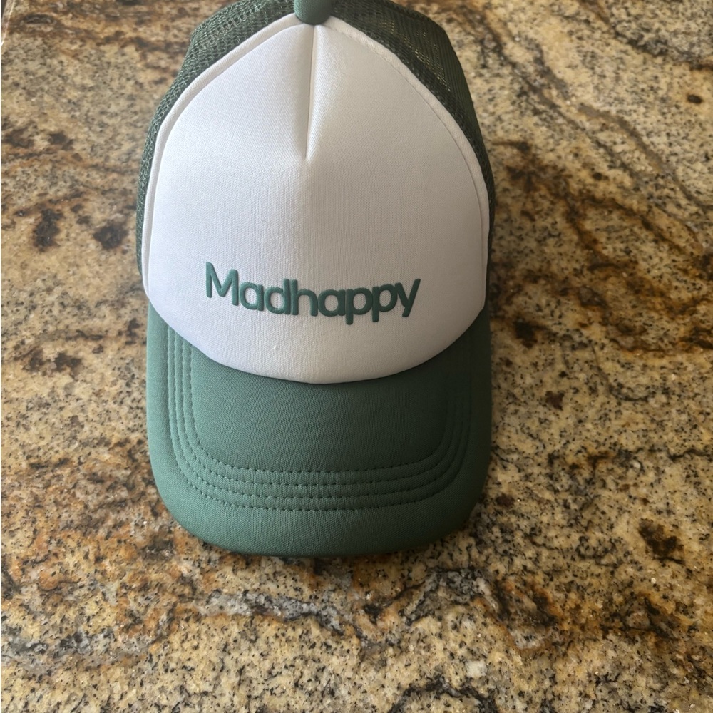 Mad happy trucker hat